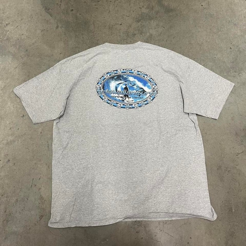 Vintage 90s‎ Hawaiian surfer boxy tee shirt